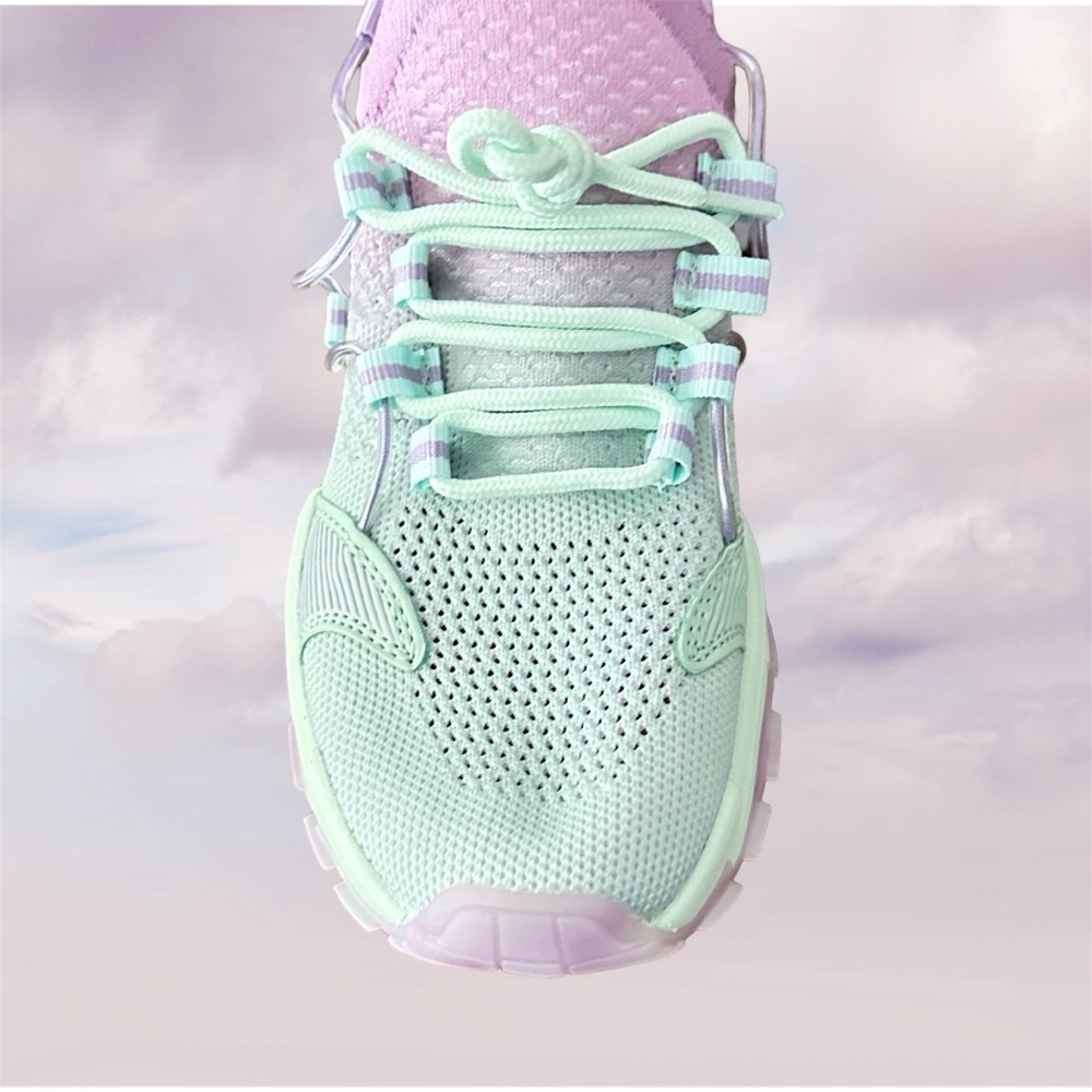 NWOT! YELANA CYAN PURPLE  WOMEN LIGHT WEIGHT RUNNING SHOES - Picture 6 of 8